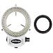 AmScope LED-144W-ZK White Adjustable 144 LED Ring Light Illuminator for Stereo Microscope & Camera