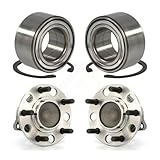Front Rear Wheel Bearing And Hub Assembly Kit For