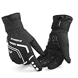 LAMEDA Men's Full Finger Cycling Gloves with Gel Pad for Winter Cold Weather, Mountain Bike and Climbing