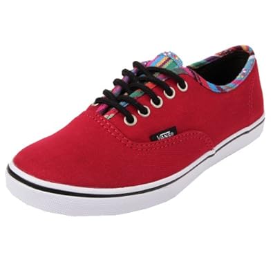 red lo pro vans