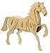 3D DIY Horse Construction Model Assemble Puzzle Wood Model Kit Set Toy for Kids and Adult