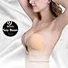 PrettyQueen Self Adhesive Bra Plunge Push up Strapless Bras Invisible Backless Bra for Women (D, Skin)