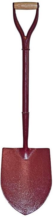 Faithfull FAIASSR All Steel Contractors Round Mouth Shovel (No2) MYD Handle, red,beige