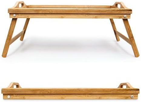 Klass Home CollectionÂ® Folding Legs Serving Tray Breakfast Tray (Branded (Extra Large)) by Relaxdays FunkyBays