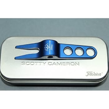 Outil Divot Scotty Cameron SC Geo Crown Clip Édition Limitée - Gris/or, Aluminium, Neuf
