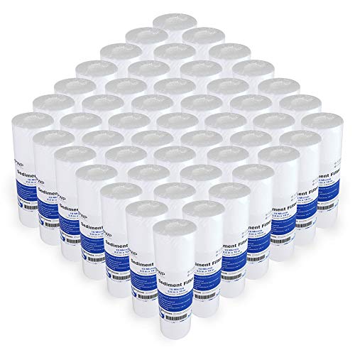 50 Pack PWP 10 Micron 10 X 2.5 Sediment Water Filter Cartridges