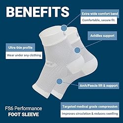 OS1st FS6 Plantar Fasciitis Foot Sleeves