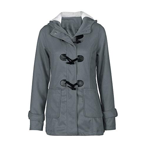 XOWRTE Women's Wool Slim Coat Winter Warm Trench Long Jacket Windbreaker Overcoat Outwear