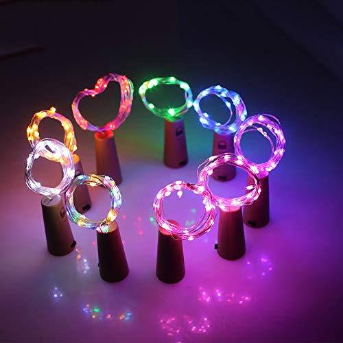 Faraone4w Luci per Bottiglia, Filo di Rame Led Decorative Stringa Luci da Interni e Esterni, per Casa, Compleanno, Vacanza Nozze Festa Natale Fai da te Decorazioni
