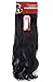 Lelinta 7Pcs 16 Clips 24 Inch Wavy Curly Full Head Clip in on Double Weft Hair Extensions, Dark Black, 24 Inchthumb 3