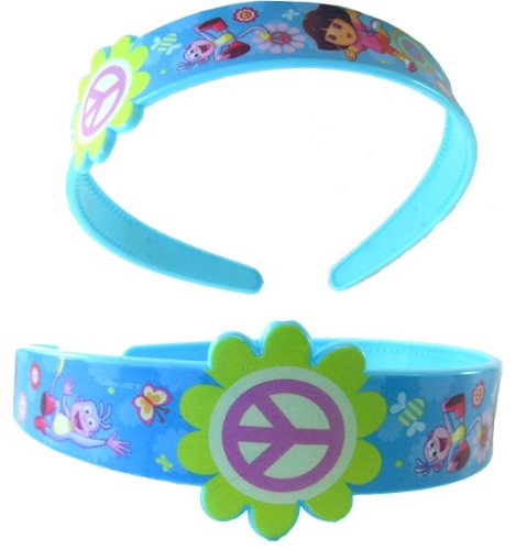 Nickelodeon Dora The Explorer Blue Plastic Headband Dora The Explorer 
