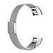 Fitbit Alta HR and Alta Bands, Glink Stainless Steel Milanese Metal Replacement Wristband (5.5