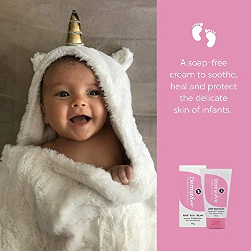 Dermavive Diaper/Nappy Rash Cream, Soothing Diaper Rash Cream, Baby