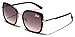 Giselle Oversized Square Women's Vintage Fashion Statement Sunglasses Medium-Large