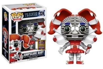 SDCC Jumpscare Baby Sister Location Five Nights At Freddys Concierge Collectors Bundle Funko Pop Summer Convention Exclusive