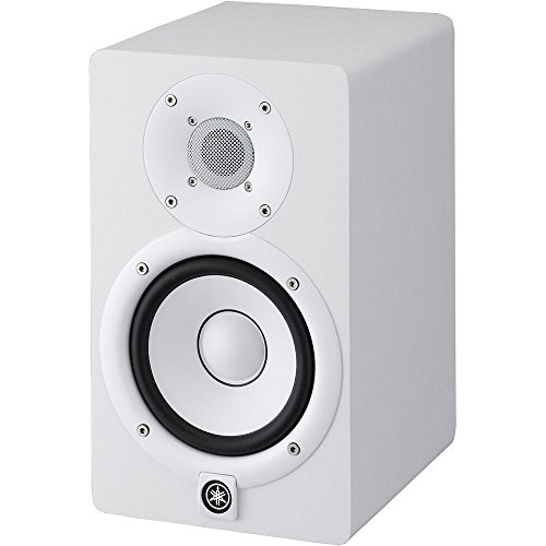 YAMAHA HS5 W 5-Inch Powered Studio Monitor (White, 2-Pack) Bundle (2 Items)