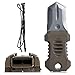 ULKEME  Webbing Buckle Self Defence Multifunction outdoor survival tool EDC Mini Stainless Steel Pocket Knife Muddy