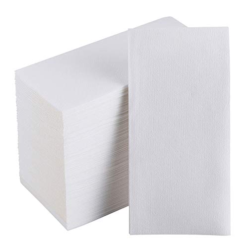 [200 Pack] FOCUSLINE Disposable Bathroom Paper Towels, LinenFeel Guest