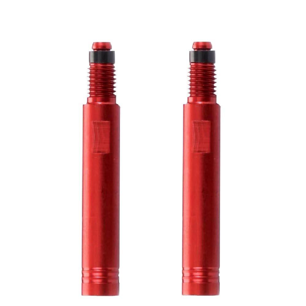 MICHE Valve Extenders, Red, 40mm Pair