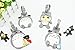 Finex Set of 4 Totoro Travel Luggage ID Tag for Bags Suitcases