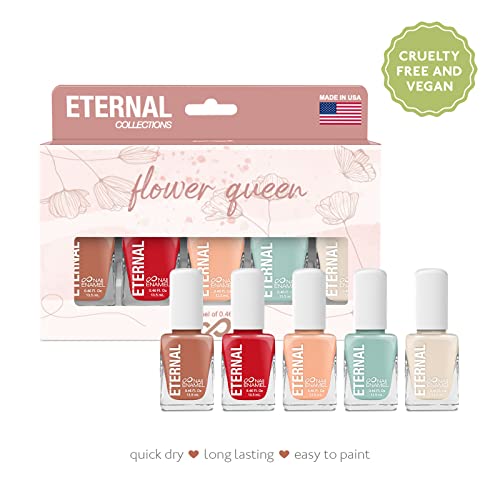 Eternal Pastel Nail Polish Sets for Women (FLOWER QUEEN) Pastel Nail