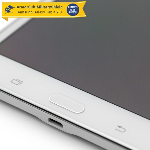 ArmorSuit MilitaryShield - Samsung Galaxy Tab 4 7.0 Screen Protector - Anti-Bubble Ultra HD Shield w/ Lifetime Replacements
