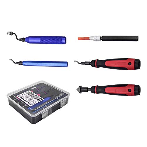 HFS (R) Heavy Duty Deburr Tool (5pc Set Deburr Tool) Hardware Tools