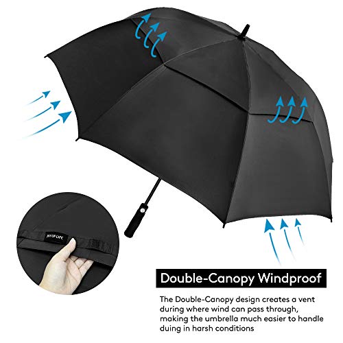 ZOMAKE Golf Umbrella 54 Inch, Large Windproof Umbrellas Automatic Open