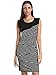 Choies Women's Cotton Casual Summer Fit Stripe Sleeveless Bodycon Dress