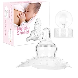 Nipple Shield for Breastfeeding, 20mm Nippleshield Assist for Nursing Mothers with Inverted & Sore Nipple with Carrying…