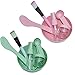 2 Set Facial Mixing Bowl And Brush Set, Diy Face Mask Tool Kit-16 Pcs (Green And Pink）