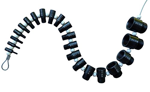 Nut and Bolt Thread Checker (Complete SAE/Inch, Metric Set and Wheel Lug/Stud)