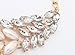 Tzou Lady Fashion Pearl Rhinestone Crystal Chunky Collar Statement Necklace