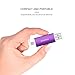 Penobon OTG USB Flash Drive 32GB Memory Stick for Android Phones Thumb Drive Pen Drive for Tablets Jump Drive for Desktop PC (32GB, Purple)
