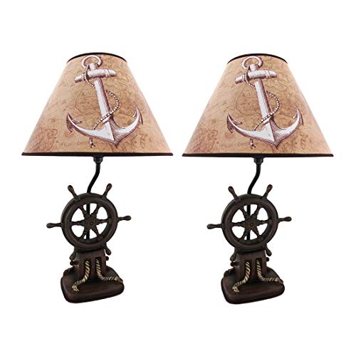 Set-of-2-Nautical-Ships-Wheel-Table-Lamps-19-Inch 41bvjVbguHL