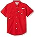 Columbia Kids & Baby Big Boys’ Bonehead Short Sleeve Shirt, Red Spark, Largethumb 1
