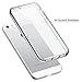 ULAK iPhone SE Case Clear, iPhone 5s case, iPhone 5 case, Clear Slim Fit 5/5S/SE Case with Transparent Flexible Soft TPU Bumper Shock-Absorption Cover -Retail Packaging - Grey