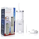 Wellness Oral Care High Power Cordless Electric Rechargeable Compact Oral Irrigator Water Flosser (WE4200)