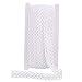 jijAcraft White Lace Ribbon Cotton Lace Trim, 0.8 Inch x 15 Yards Vintage Lace Ribbon Edge Trimmings, Floral Lace Fabric,for Crochet Craft, Gift Wrapping, Wedding Bridal Decoration