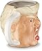 Decodyne Funny Donald Trump Novelty Mug - 18 Oz - Hand Painted Donald Trump Face Shape Ceramic Coffee Mug