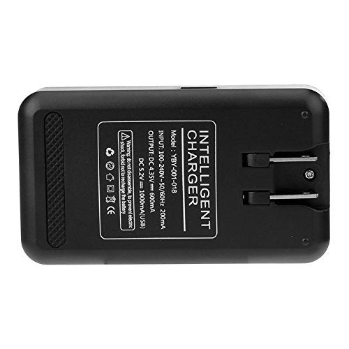 Sfmn Universal Battery Charger with USB Output Port for 3.8V High-voltage Battery of Samsung Galaxy S5 S2 S3 S4 J5, Note 4 3 2, Edge, LG Optimus G4 G3 G2 HTC (2018 Mobile Universal Battery Charger)