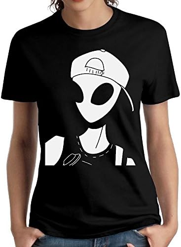 VVTV56E Female Fashion Designed Short Sleeve Tee Shirt Hiphop Alienware Tshirt
