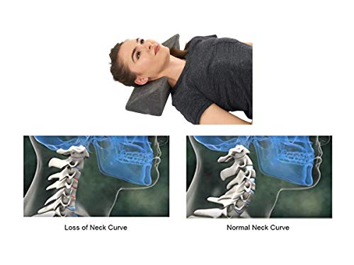 Restorative Cervical Traction Neck Fulcrum Wedge Pillow For