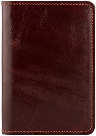 Lucky Oak Leather RFID Blocking Passport Cover - Holder - for Men &amp; Women - Passport Case (wallet, brown)
