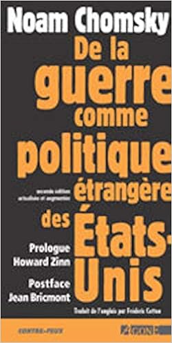 Amazon Fr De La Guerre Comme Politique Chomsky Noam Livres