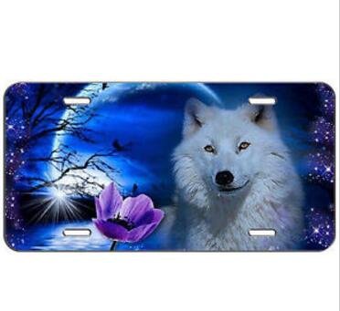 Wolf License Plates | Kritters in the Mailbox | Wolf License Plate
