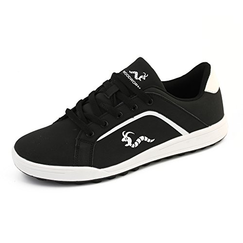 Woodworm Surge V3 Golf Shoe- Black/White Size 7