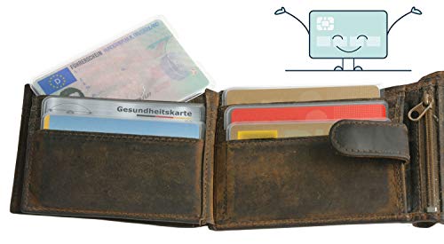 valonic credit card sleeves 12x id card protector with hole/opening, frosty transparent, strong plastics, top quality, business card sleeves, driver's license, holder