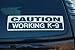 Caution Working K9 Vinyl Sticker Decal Police Dog Law Enforcement Choose Color & Size (V450) (10