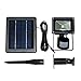 LTE 10W Solar Motion Sensor Light,Solar Security Light Outdoor Solar Floodlight 60W Halogen Lights Equivalent, 750 Lumen, Daylight White, IP65 Waterproof, PIR Motion Sensor Wall Lights